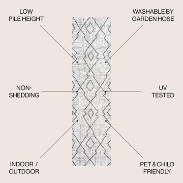 Carwa Tribal Diamond Trellis Indoor/outdoor Area Rug